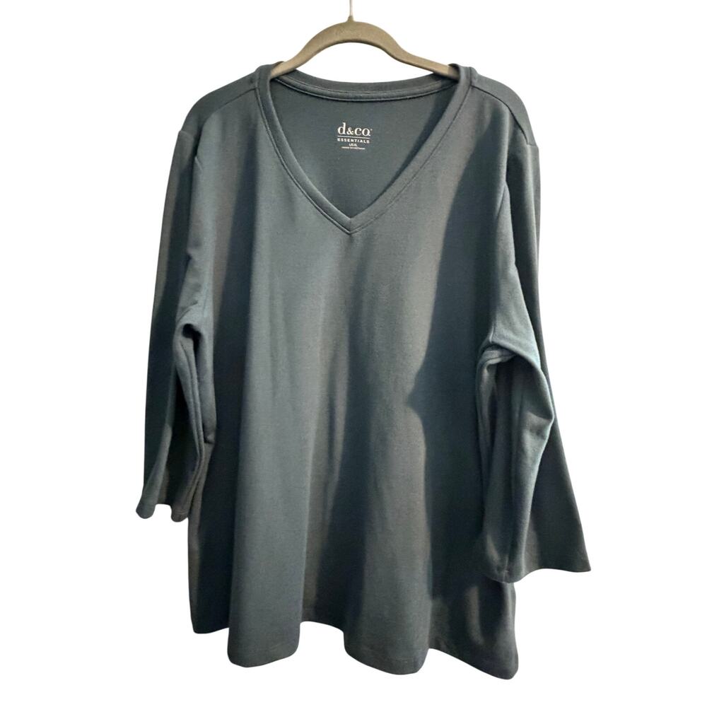 Denim & Co. 3/4 sleeve top